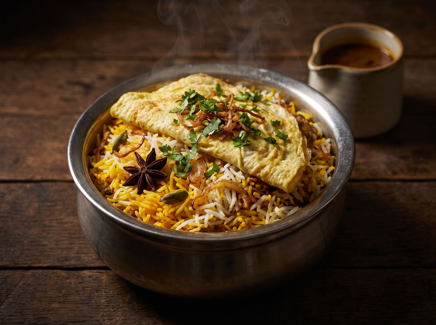 Chicken Biryani at Buraq Indian Restaurant, Kirkham