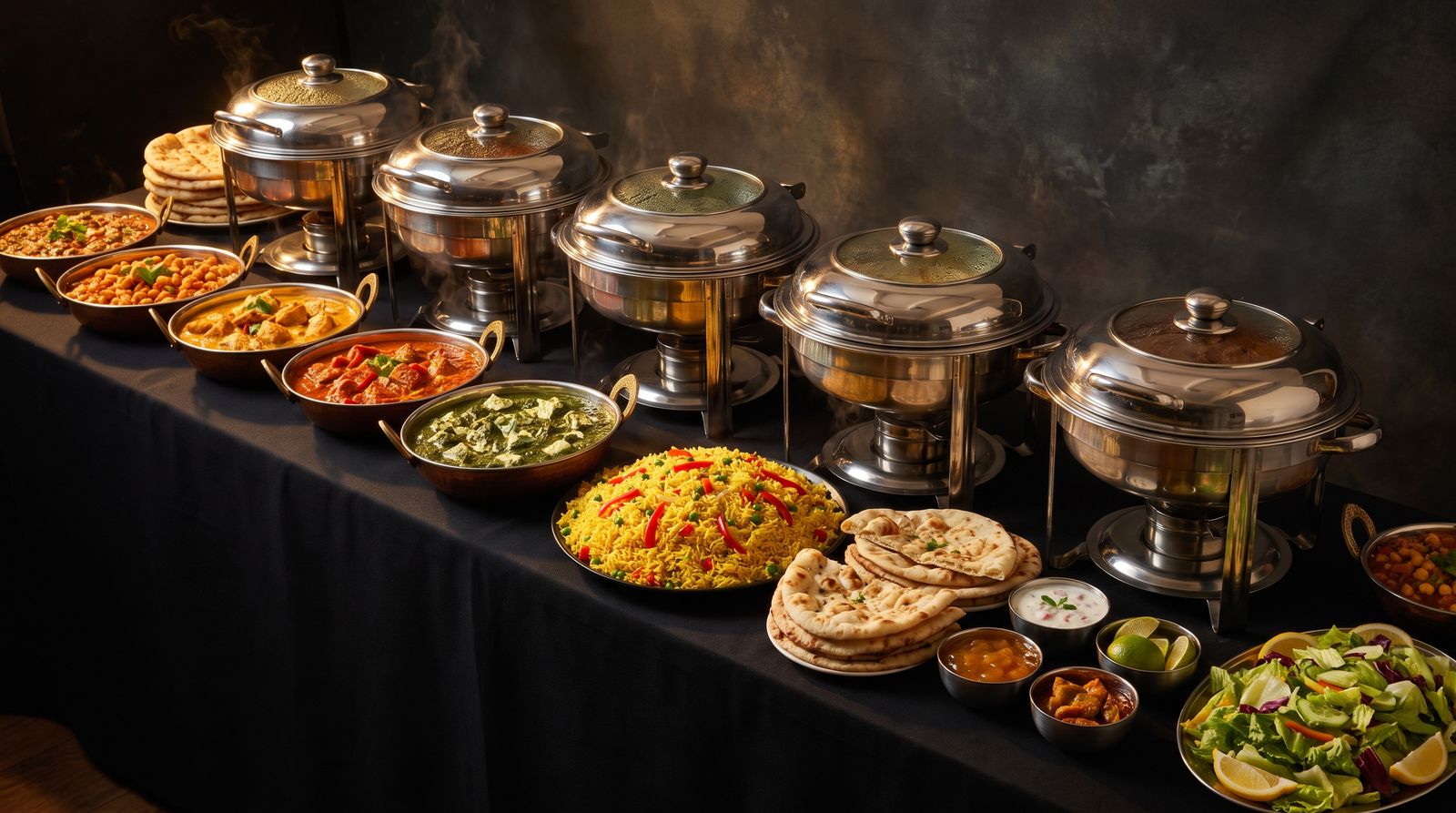 The Sunday all-you-can-eat buffet at Buraq, Kirkham